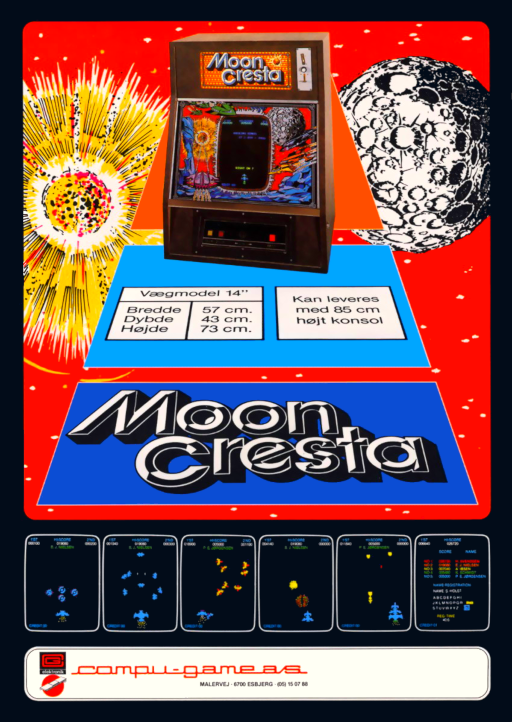 Moon Cresta (Nichibutsu, unencrypted) MAME2003Plus Game Cover